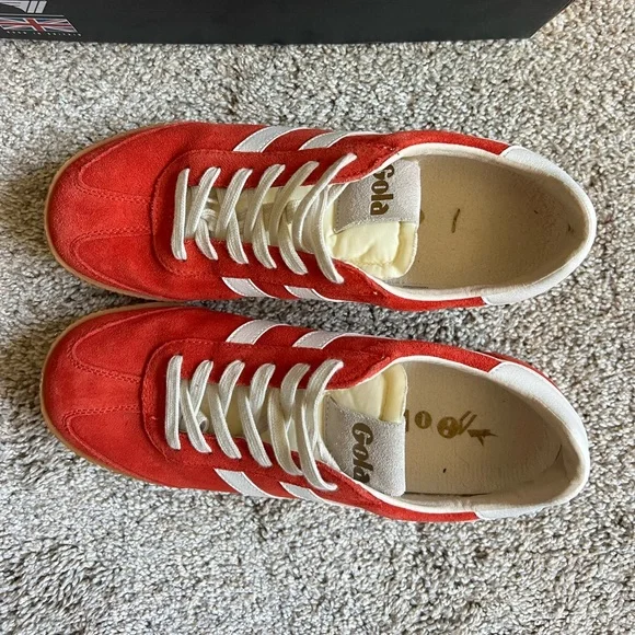 Gola Elan Red and White Sneakers - Women’s Suze 9 - Picture 4 of 8